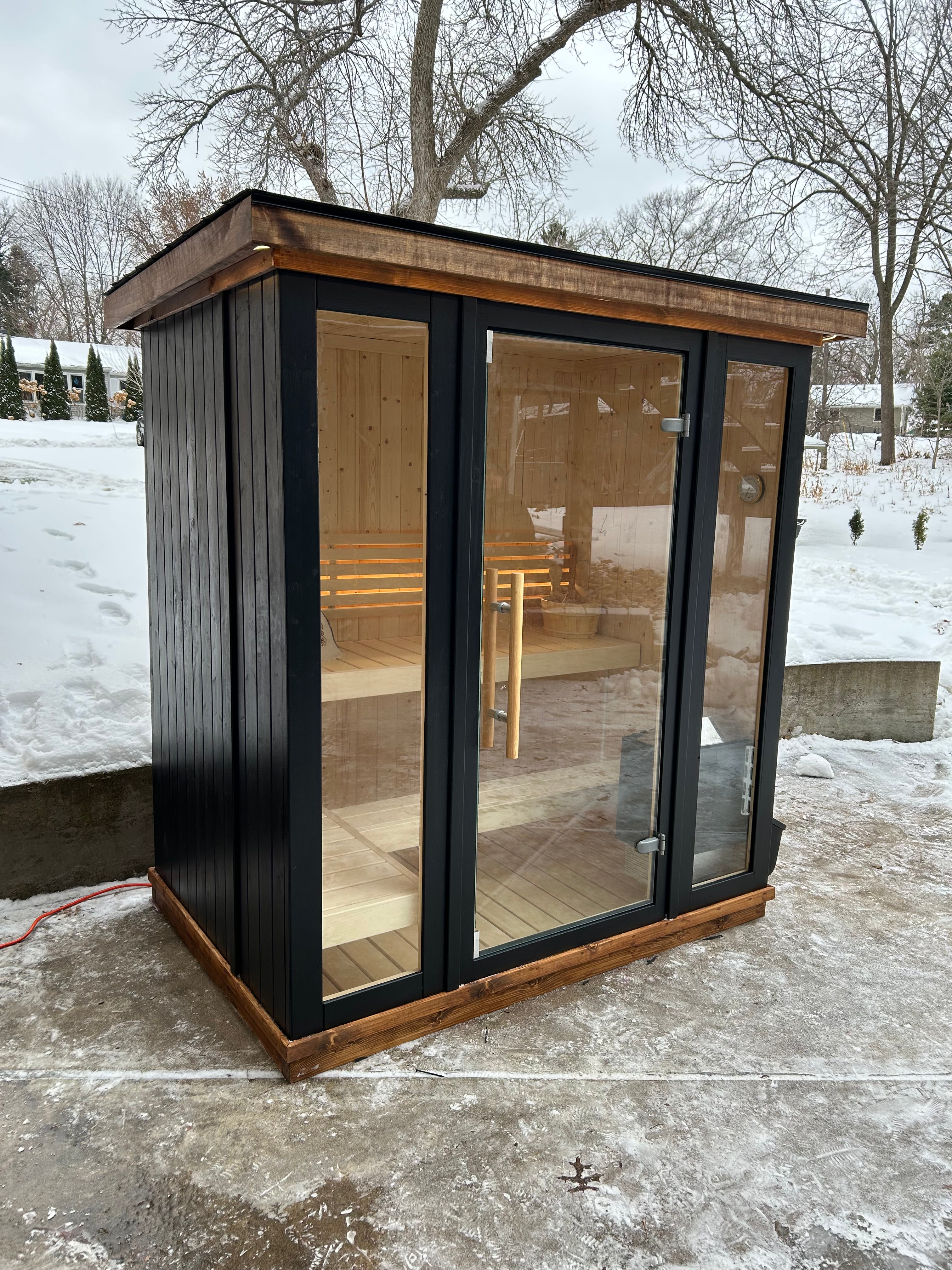 Outdoor Sauna- 4 Person – Zakarpattya Sauna